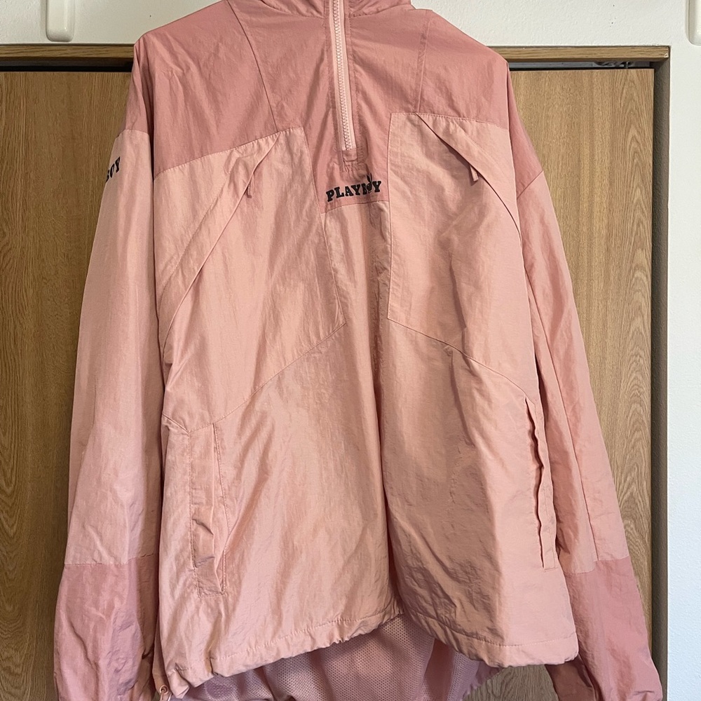 Pink Playboy Pacsun windbreaker